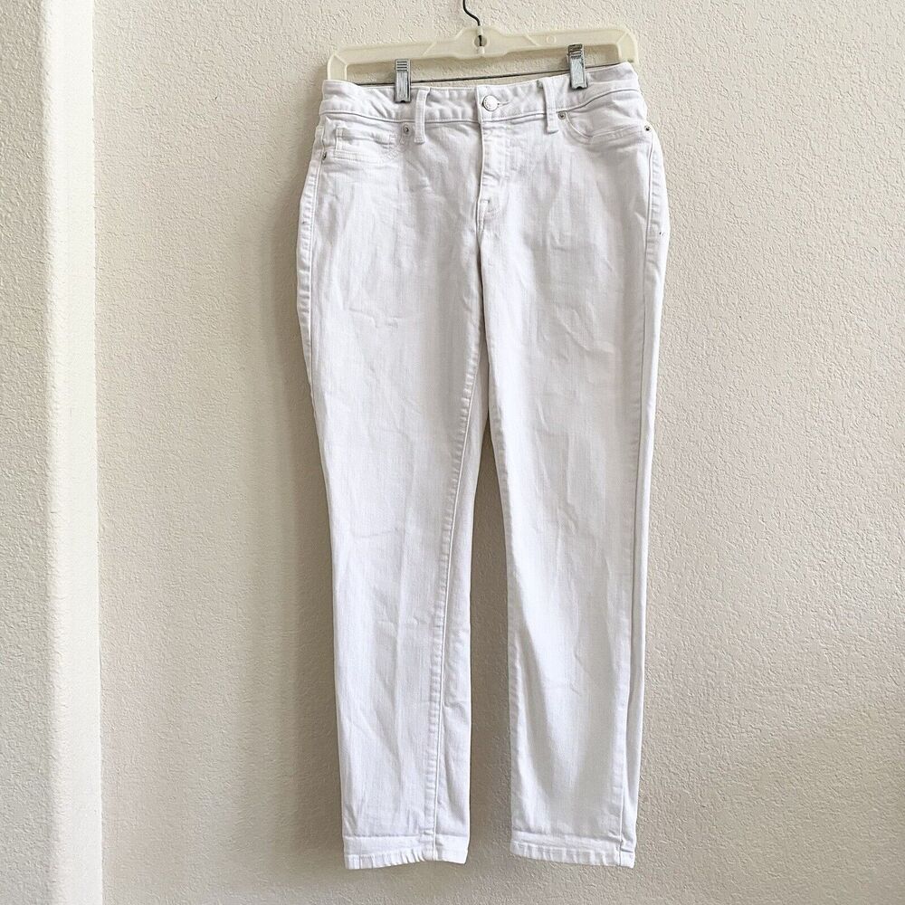 Lucky Brand Lolita Skinny Jeans‎ Womens Size 6 / 28 White Cone Denim